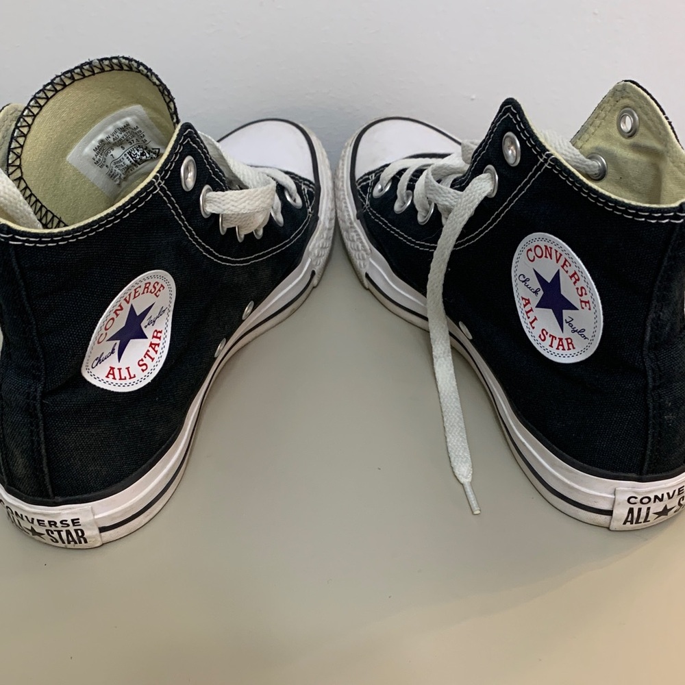 Converse Black and White High-Tops